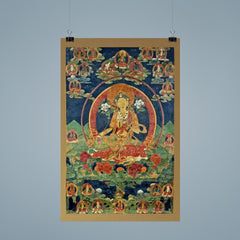 Green Tara - Khadiravani - Tibetan Thangka - Buddhist Meditation poster 9