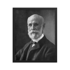 Greene Vardiman Black framed print on a plain backdrop in size 16"x20".