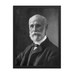 Greene Vardiman Black framed print on a plain backdrop in size 18"x24".