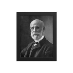 Greene Vardiman Black framed print on a plain backdrop in size 8"x10".