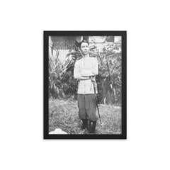 Gregorio del Pilar framed print on a plain backdrop in size 12"x16".