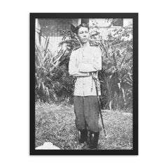 Gregorio del Pilar framed print on a plain backdrop in size 18"x24".