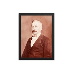 Gregorio Pacheco framed print on a plain backdrop in size 12"x16".