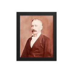 Gregorio Pacheco framed print on a plain backdrop in size 8"x10".