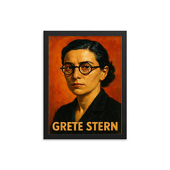 Grete Stern framed print on a plain backdrop in size 12"x16".