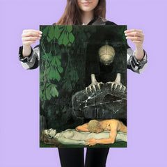 Grief by Oskar Zwintscher, 1898 poster 3