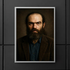 Grigori Perelman portrait poster 5