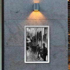 Group of Men Loitering in Bandit's Roost Alley, Mulberry Street, New York, 1887 poster 2