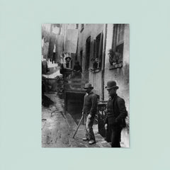 Group of Men Loitering in Bandit's Roost Alley, Mulberry Street, New York, 1887 poster 8