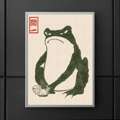 Grumpy Frog by Matsumoto Hoji poster 5