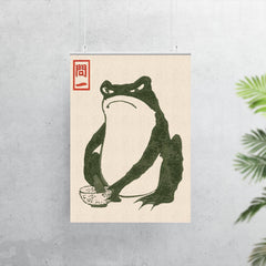 Grumpy Frog by Matsumoto Hoji poster 7