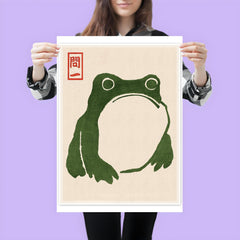 Grumpy Toad I by Matsumoto Hoji poster 3
