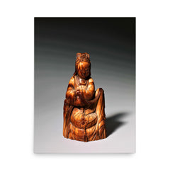 Guanyin, the Bodhisattva of Compassion poster on a plain backdrop in size 18"x24".