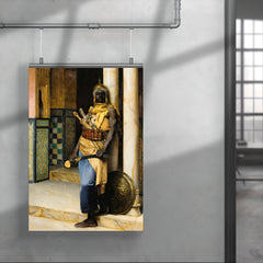 Guarding the Palace by Ludwig Deutsch, 1888 poster 4