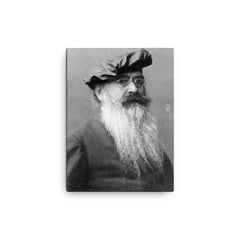Guido von List canvas print on a plain backdrop in size 12"x16".