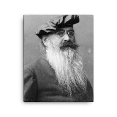 Guido von List canvas print on a plain backdrop in size 16"x20".