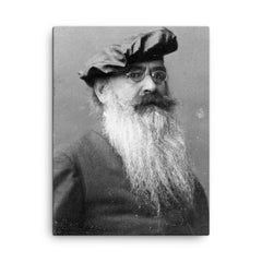 Guido von List canvas print on a plain backdrop in size 18"x24".