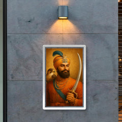 Guru Gobind Singh hawk and sword poster 2
