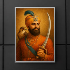Guru Gobind Singh hawk and sword poster 5