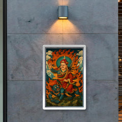 Guru Rinpoche subduing mountain demons poster 2