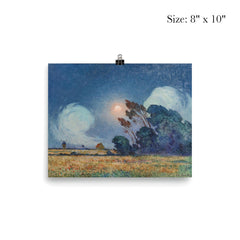 Gust of Wind with Setting Sun by Ferdinand du Puigaudeau poster 4