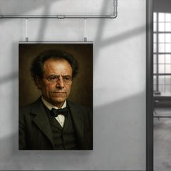 Gustav Mahler portrait poster 4