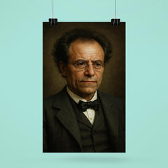 Gustav Mahler portrait poster 6