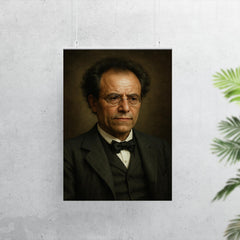 Gustav Mahler portrait poster 7
