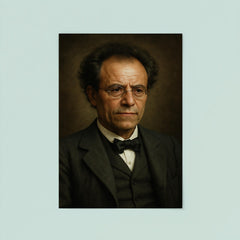 Gustav Mahler portrait poster 8