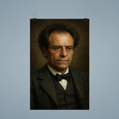 Gustav Mahler portrait poster 9
