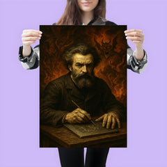 Gustave Doré infernal engraver portrait poster 3