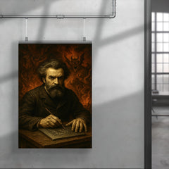 Gustave Doré infernal engraver portrait poster 4