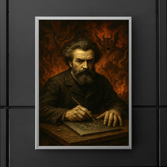 Gustave Doré infernal engraver portrait poster 5