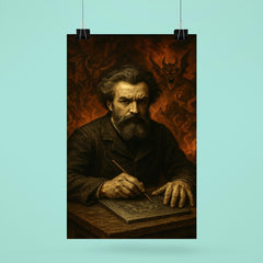 Gustave Doré infernal engraver portrait poster 6