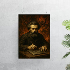 Gustave Doré infernal engraver portrait poster 7