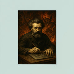Gustave Doré infernal engraver portrait poster 8