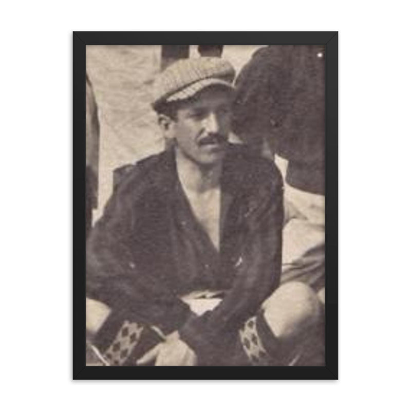 Gustavo Carrer framed print on a plain backdrop in size 18