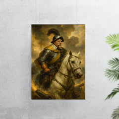 Gustavus Adolphus amid cannon smoke at Lützen poster 7