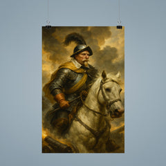 Gustavus Adolphus amid cannon smoke at Lützen poster 9