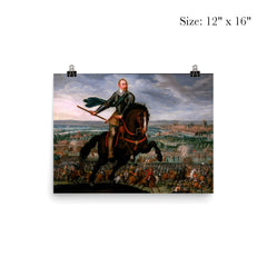 Gustavus Adolphus at the Battle of Breitenfeld by Johann Jakob Walther, 1632 poster 3