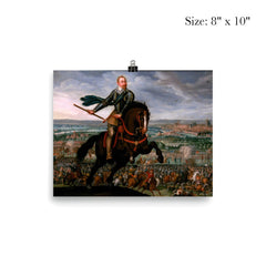 Gustavus Adolphus at the Battle of Breitenfeld by Johann Jakob Walther, 1632 poster 4