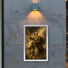 Gustavus Adolphus in smoke at Lutzen poster 2