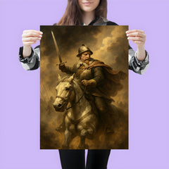 Gustavus Adolphus in smoke at Lutzen poster 3