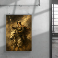 Gustavus Adolphus in smoke at Lutzen poster 4