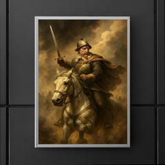 Gustavus Adolphus in smoke at Lutzen poster 5