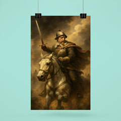 Gustavus Adolphus in smoke at Lutzen poster 6