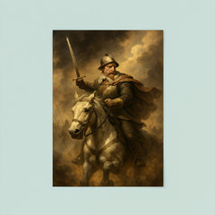 Gustavus Adolphus in smoke at Lutzen poster 8