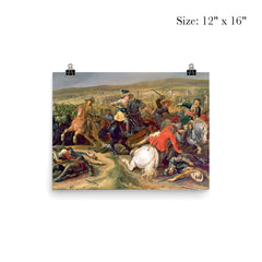 Gustavus II Adolphus at the Battle of Lutzen by Jan Martszen de Jonge, 1634 poster 3