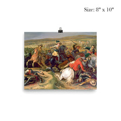 Gustavus II Adolphus at the Battle of Lutzen by Jan Martszen de Jonge, 1634 poster 4