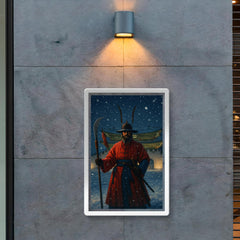 Gyeongbokgung night watch in snowfall poster 2